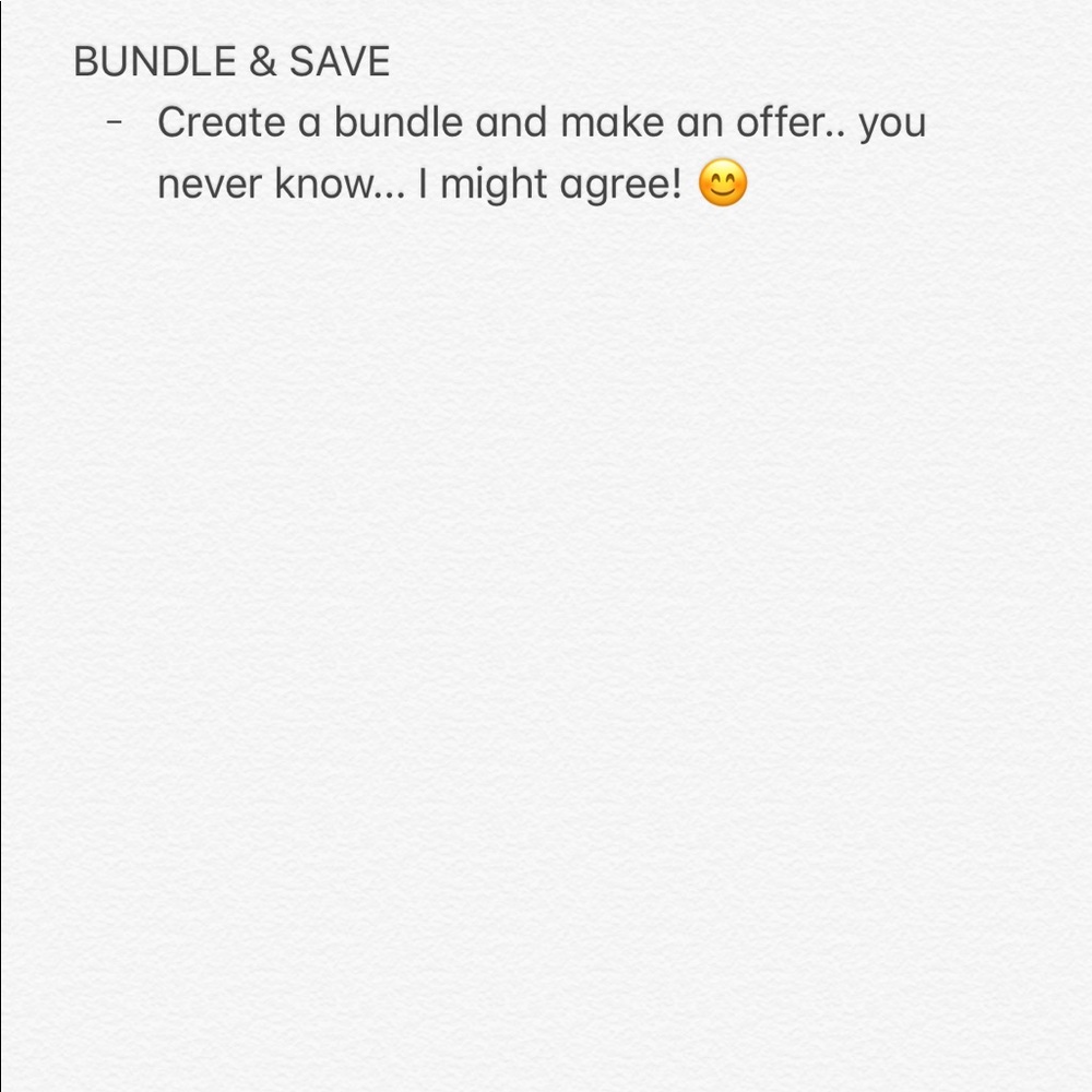 BUNDLE & SAVE